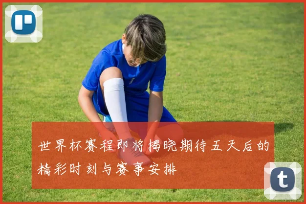 世界杯赛程即将揭晓期待五天后的精彩时刻与赛事安排