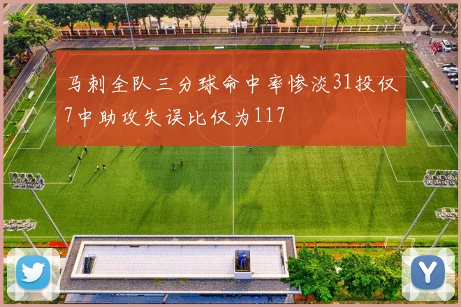 马刺全队三分球命中率惨淡31投仅7中助攻失误比仅为117